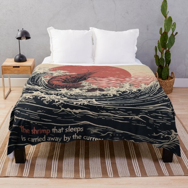 Item preview, Spanish Proverb The Shrimp That Sleeps designed and sold by Abstractarium.