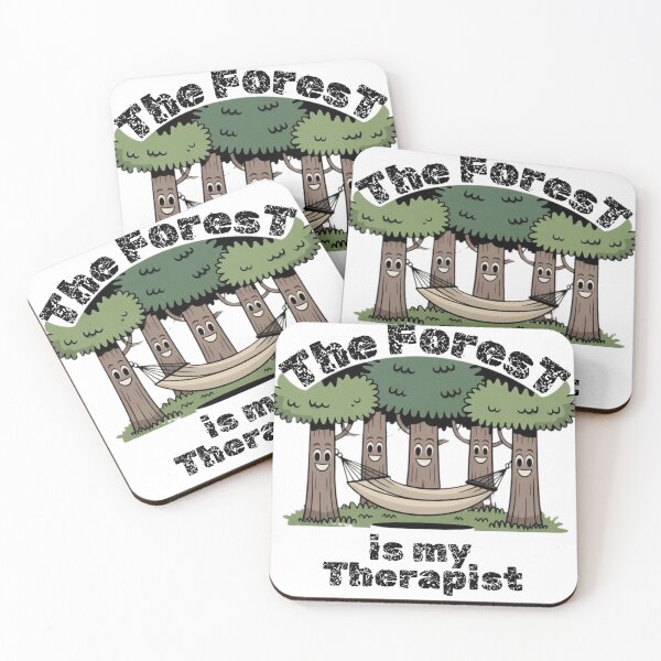 Item preview,  The Forest Is My Therapist – Funny Hiking T-Shirt designed and sold by Qonli-Officjal.