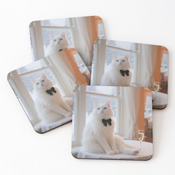 Item preview, Cat dressed up for a party-snow scence designed and sold by chloee345.