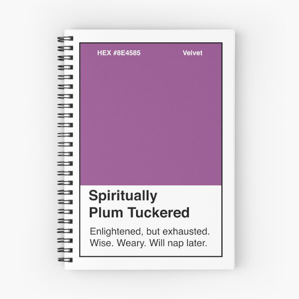 Item preview, Spiritually Plum Tuckered | Feeling Some Type of Hue™ designed and sold by createbigwaves.