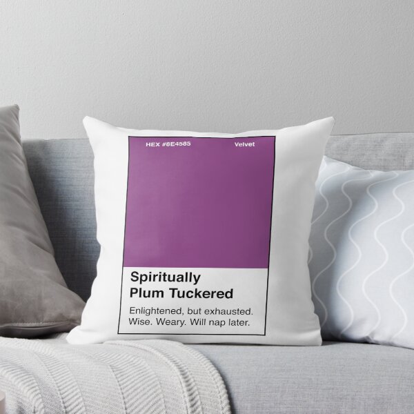 Item preview, Spiritually Plum Tuckered | Feeling Some Type of Hue™ designed and sold by createbigwaves.