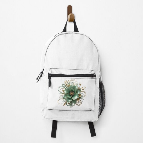 Item preview, 3D blooming green & gold flower designed and sold by My Pitbull Place.