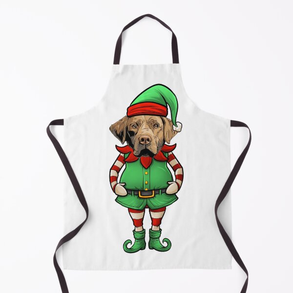 Item preview, Chesapeake Bay Retriever Christmas Elf designed and sold by whyitsme.