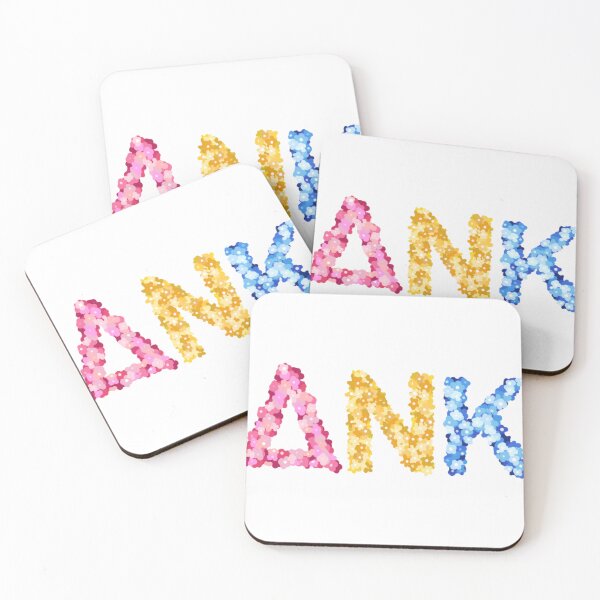 Item preview, DNK Flowered Words designed and sold by DeltaNuKappa.