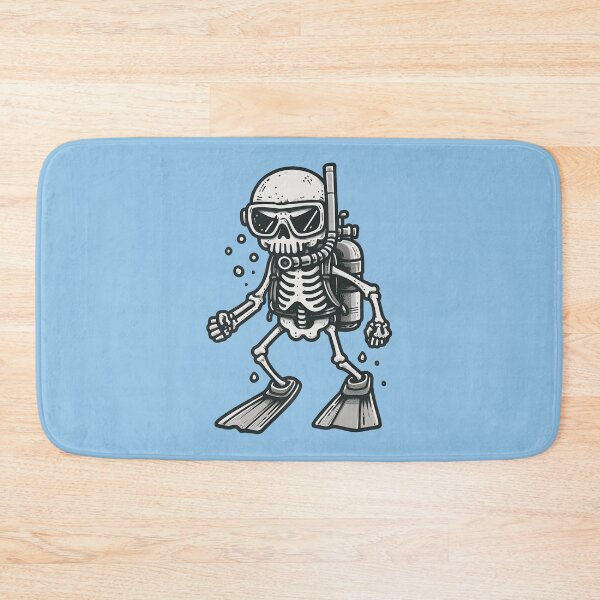 Item preview, Scuba Diving Skeleton  designed and sold by CreepyCornerArt.