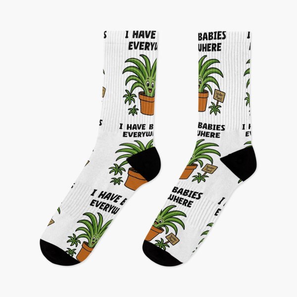 Item preview, Spider Plant – I Have Babies Everywhere - Funny Plant Character designed and sold by EdgyEdgeArt.