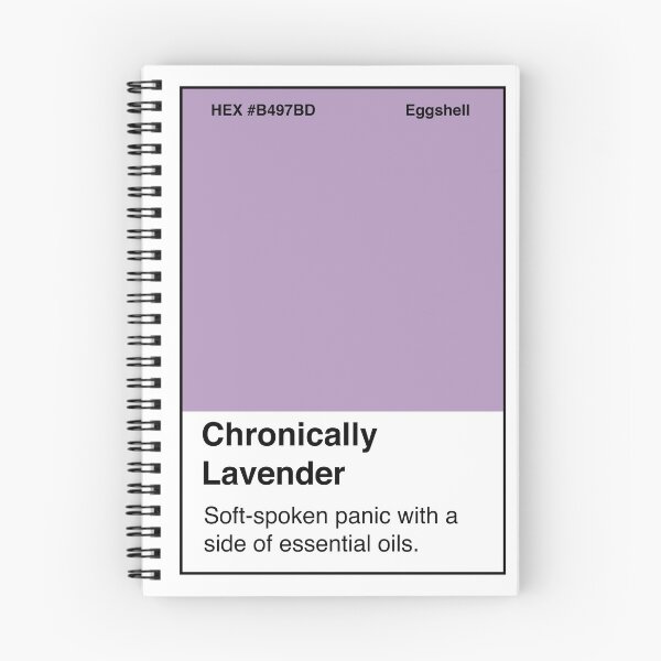 Item preview, Chronically Lavender | Feeling Some Type of Hue™ designed and sold by createbigwaves.