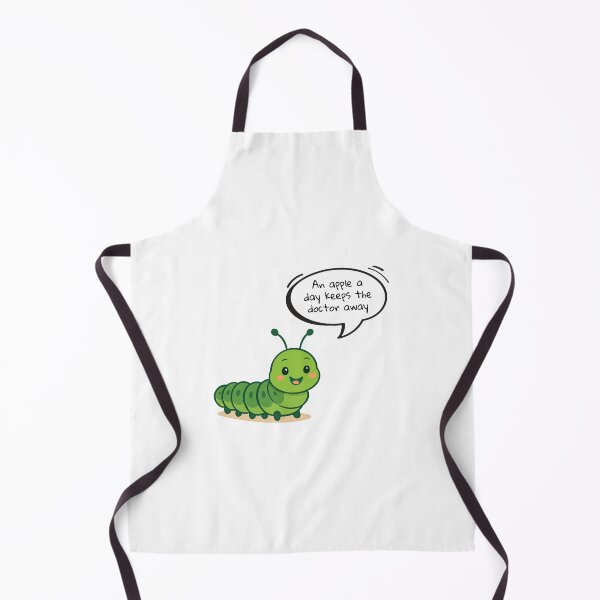 Item preview, Wise Caterpillar: An Apple a Day Keeps the Doctor Away designed and sold by Design Piggy Bank.