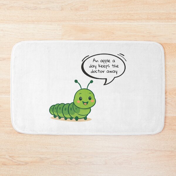 Item preview, Wise Caterpillar: An Apple a Day Keeps the Doctor Away designed and sold by Design Piggy  Bank.