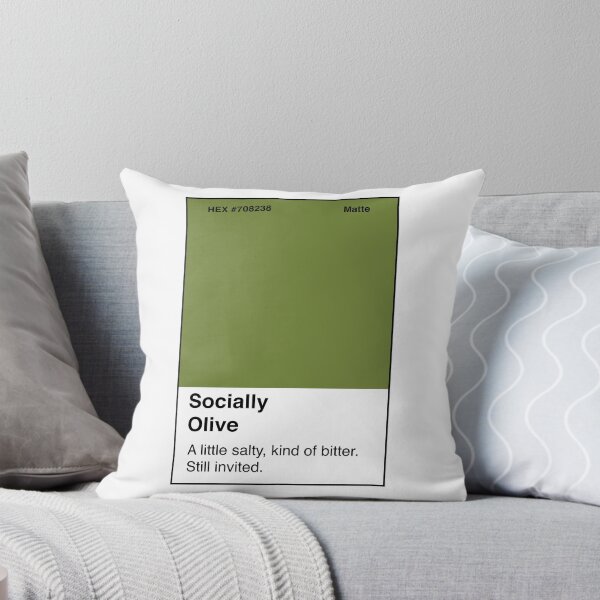 Item preview, Socially Olive | Feeling Some Type of Hue™ designed and sold by createbigwaves.