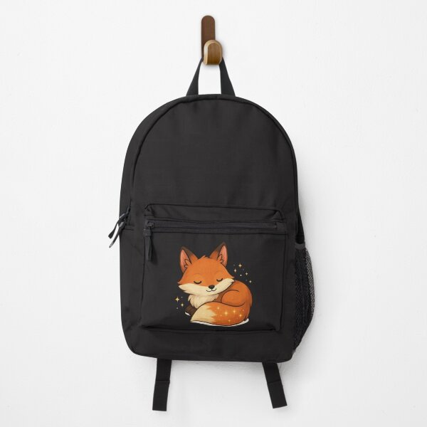 Item preview, Nova the Fox – Sleepy Curled-Up Fox with Glowing Sparkle Tail designed and sold by ColorSplash123.
