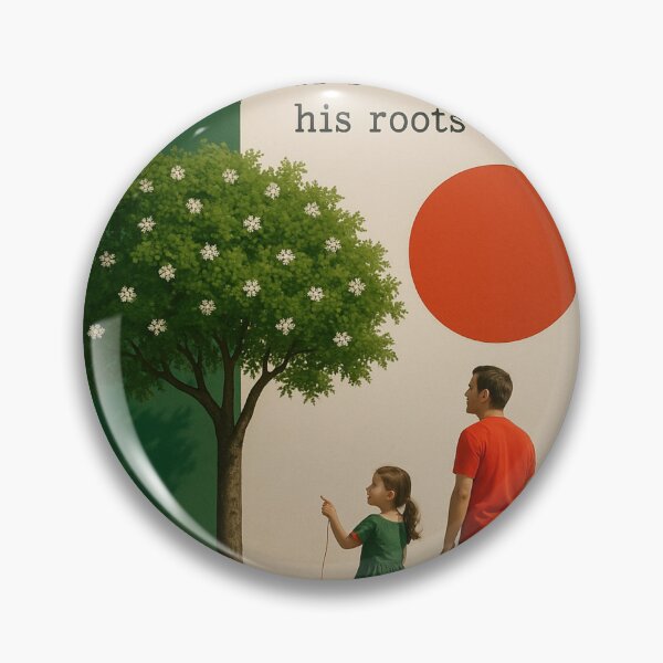 Item preview, Donde florecen las raíces: Arte minimalista de padre e hija con árbol y círculo designed and sold by Aesthread.