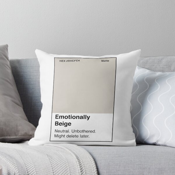 Item preview, Emotionally Beige | Feeling Some Type of Hue™ designed and sold by createbigwaves.