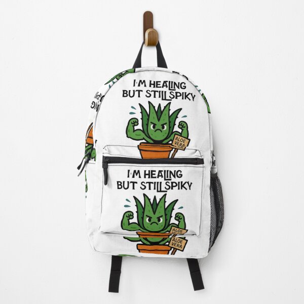 Item preview, Aloe Vera – I’m Healing But Still Spiky - Funny Plant Character designed and sold by EdgyEdgeArt.