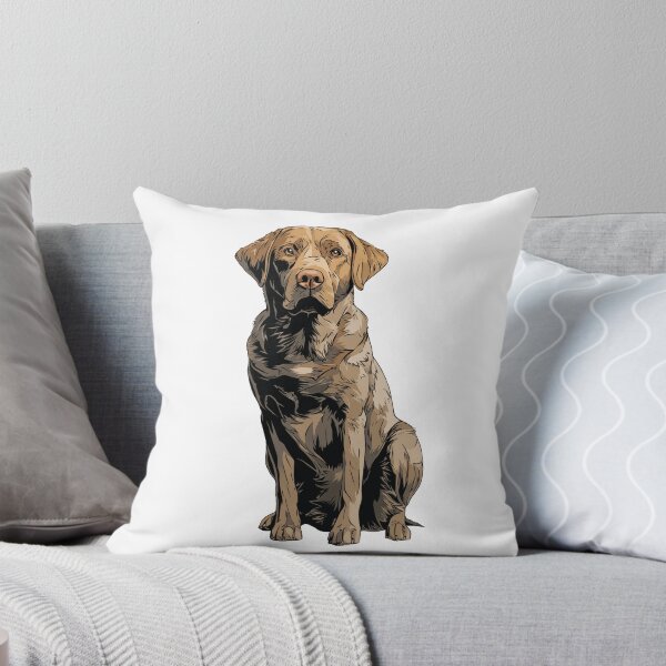 Item preview, Chesapeake Bay Retriever Dog Illustration designed and sold by whyitsme.