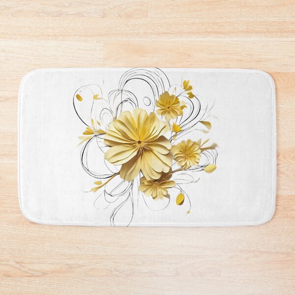 Item preview,  3D delicate gold flower designed and sold by My Pitbull Place.