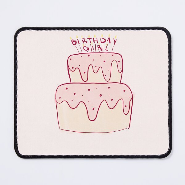 Item preview, birthday girl cake designed and sold by justgirliethings.