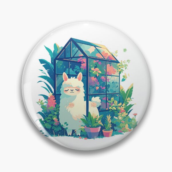 Item preview, Chill Llama in the glass house designed and sold by WoollenLlama.
