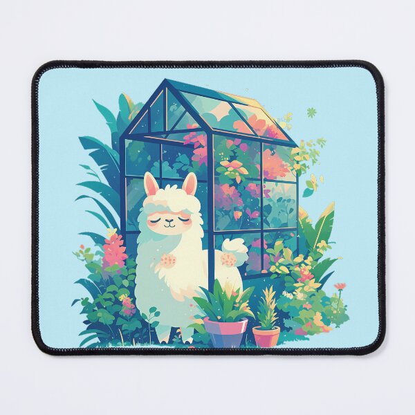 Item preview, Chill Llama in the glass house designed and sold by WoollenLlama.