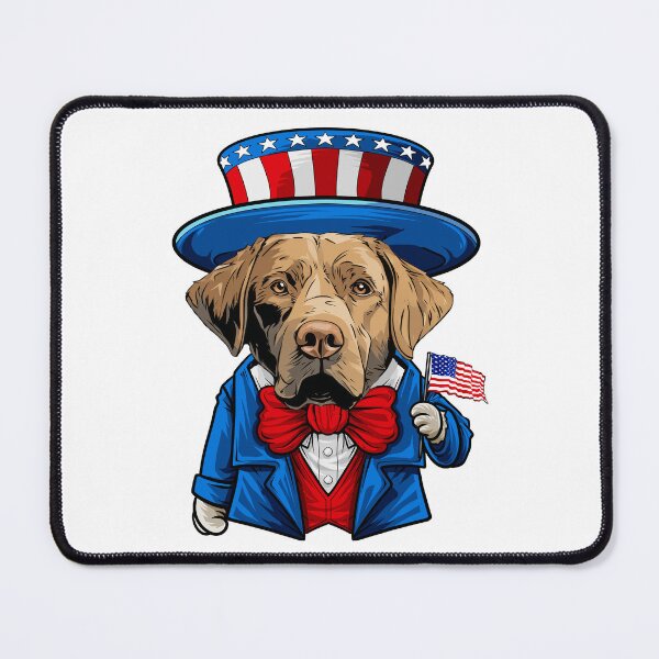 Item preview, Funny American Dog Chesapeake Bay Retriever 4th of July designed and sold by whyitsme.