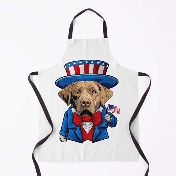 Item preview, Funny American Dog Chesapeake Bay Retriever 4th of July designed and sold by whyitsme.