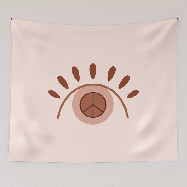 Item preview, Mystic Hippie Eye - Peace Sign designed and sold by Julza Art.
