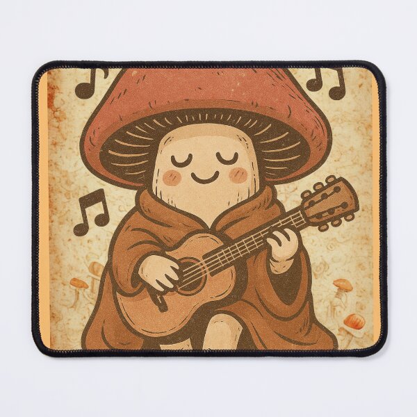 Item preview, Mushroom Minstrel – Acoustic Forest Vibes designed and sold by xDomiq.