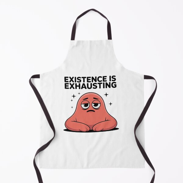 Item preview, Funny Relatable Mood Cartoon – Existence is Exhausting designed and sold by addthana.