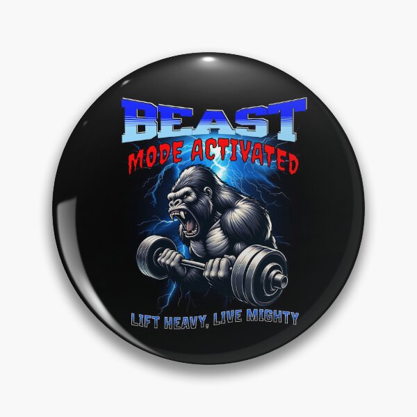 Item preview, Cartoon Gorilla Beast Mode Activated designed and sold by FunCartoonSpot.