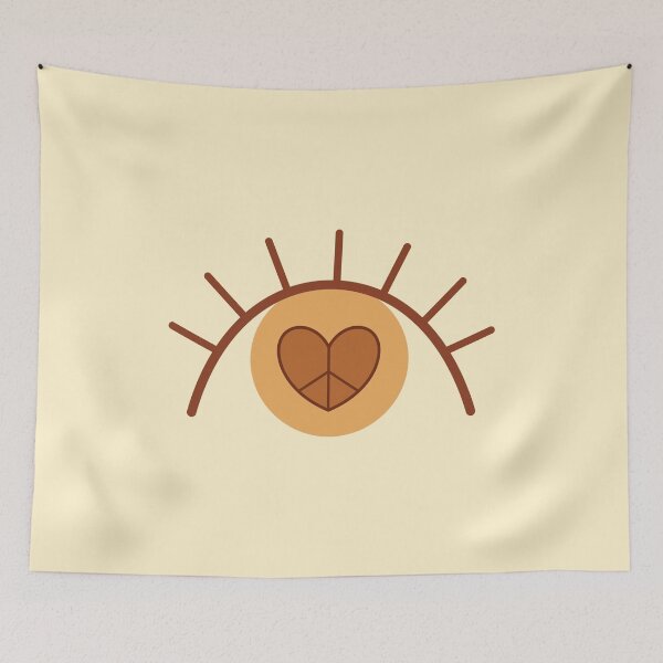 Item preview, Hippie Eye - Peace Sign designed and sold by Julza Art.
