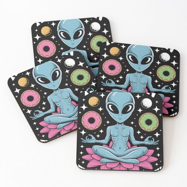Item preview, Alien Zen: Psychedelic Alien Meditating Streetwear 01 designed and sold by AV.