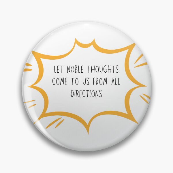Item preview, Let noble thoughts come to us from all directions designed and sold by santoshputhran.