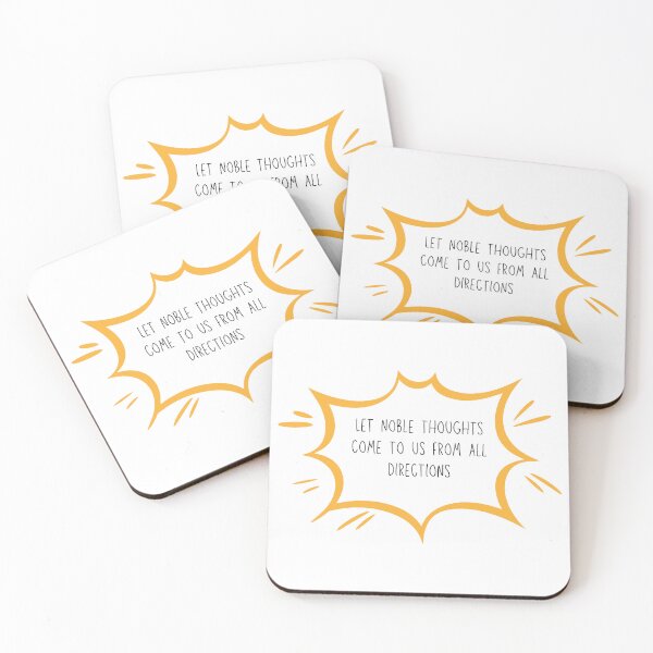 Item preview, Let noble thoughts come to us from all directions designed and sold by santoshputhran.