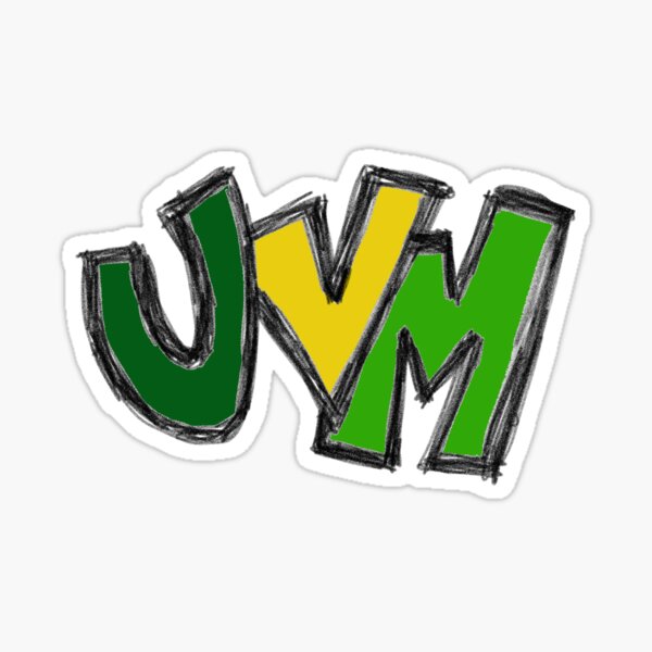 Item preview, UVM block letters designed and sold by tatefallon.