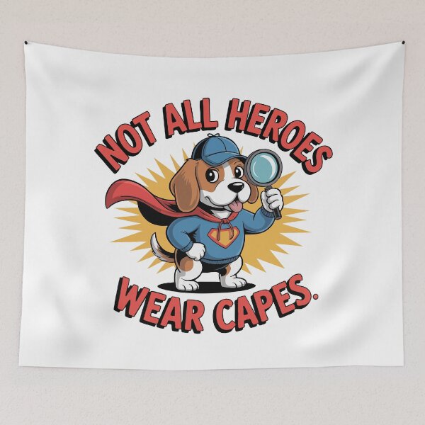 Item preview, Beagle Super Sniffer Hero Shirt designed and sold by Tong4130.