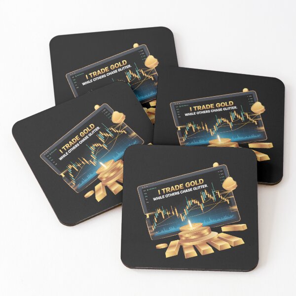 Item preview, I Trade Gold While Others Chase Glitter – Modern Wealth Mindset designed and sold by martindesignden.