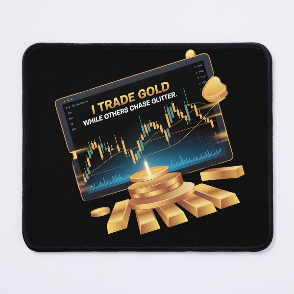 Item preview, I Trade Gold While Others Chase Glitter – Modern Wealth Mindset designed and sold by martindesignden.