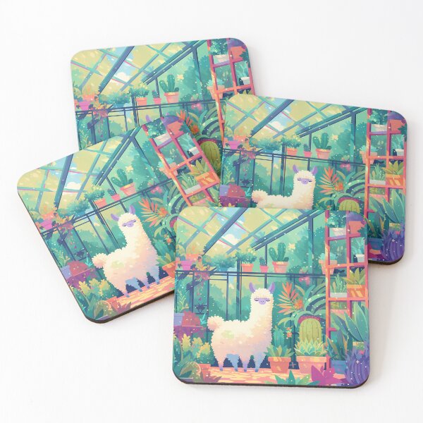 Item preview, Chill Llama in the glass house designed and sold by WoollenLlama.