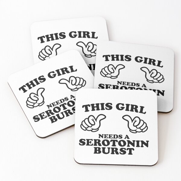 Item preview, This Girl Needs a Serotonin Burst designed and sold by shitpostee.