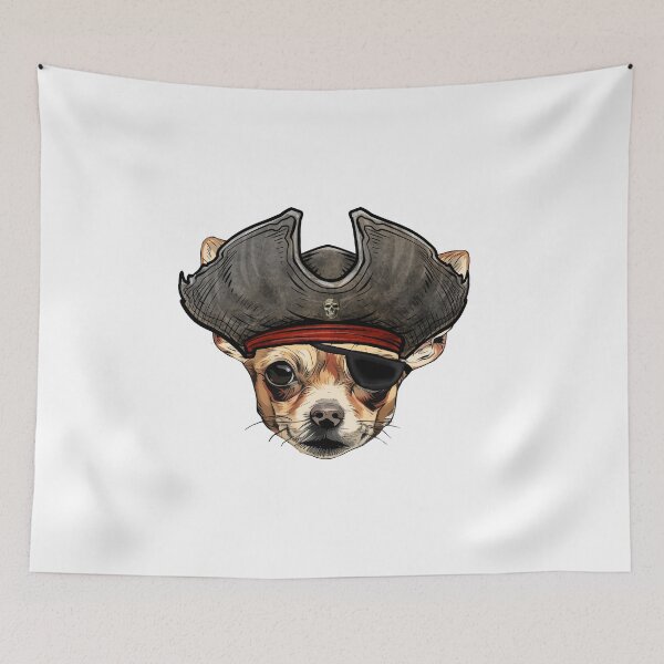 Item preview, Chihuahua Pirate designed and sold by whyitsme.