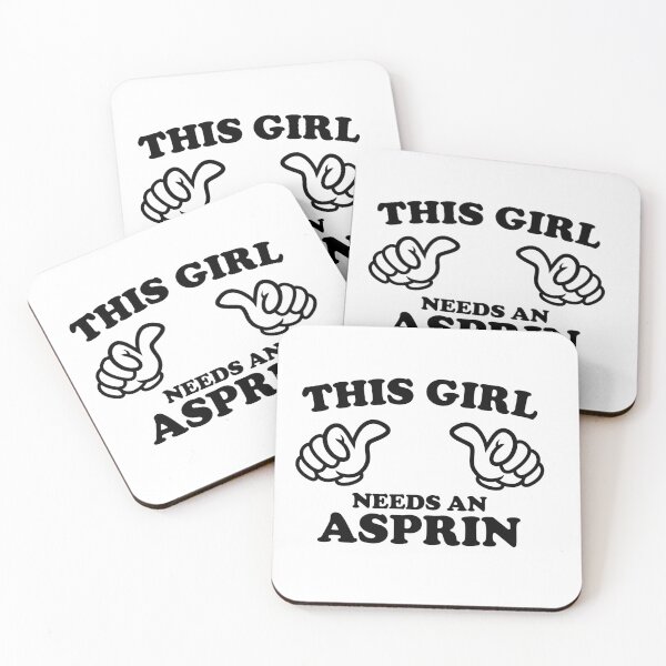 Item preview, This Girl Needs an Aspirin designed and sold by shitpostee.