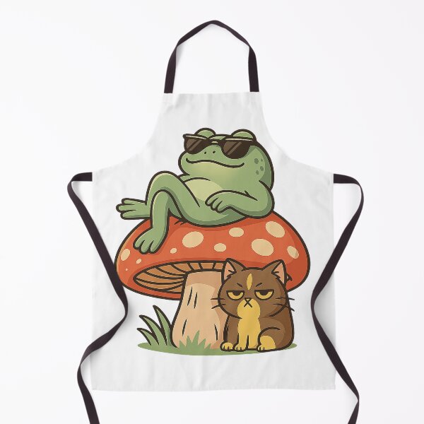 Item preview, Chill Frog on Mushroom designed and sold by Miximondo.