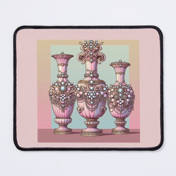 Item preview, Pink Jeweled Baroque Vases designed and sold by DesignsByPrnces.