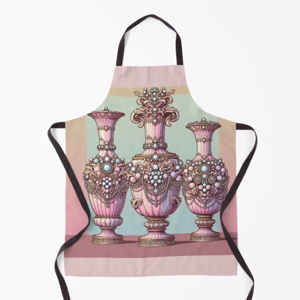 Item preview, Pink Jeweled Baroque Vases designed and sold by DesignsByPrnces.