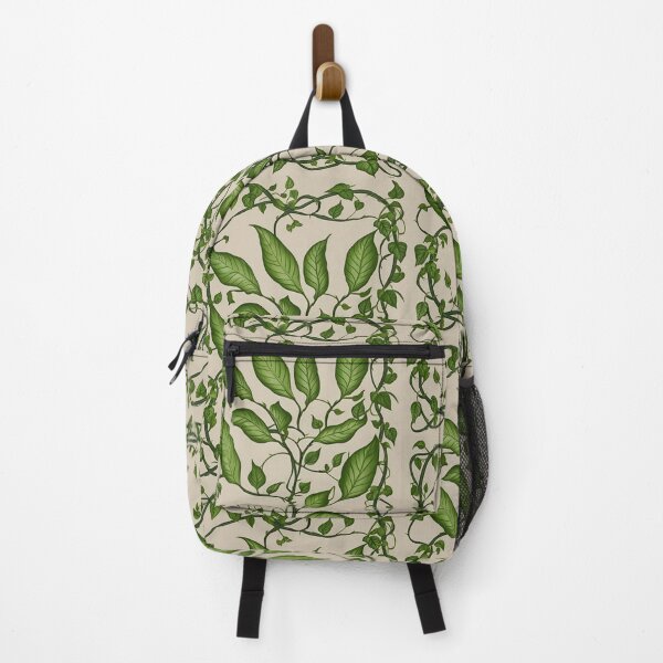 Item preview, Botanical Leaf Art with Twisting Vines on Neutral Background designed and sold by Monascreativeempire.