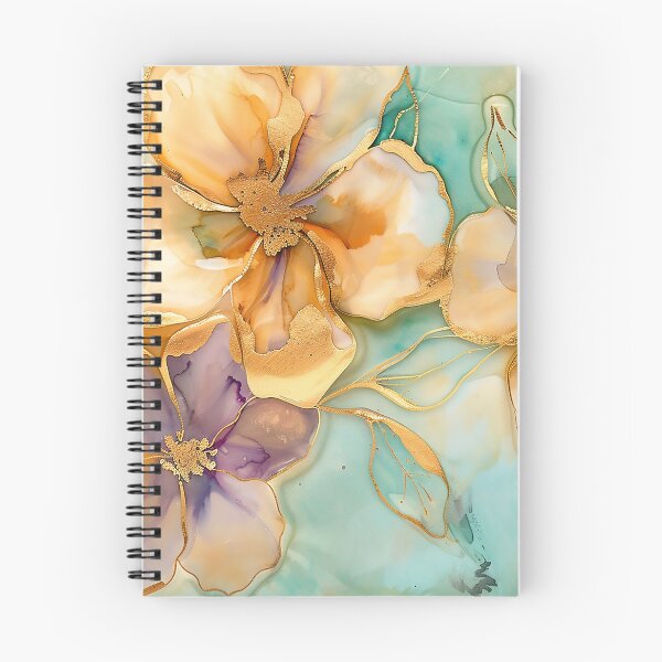 Item preview, Elegant Gold Flowers designed and sold by  Luna Quibbleton.