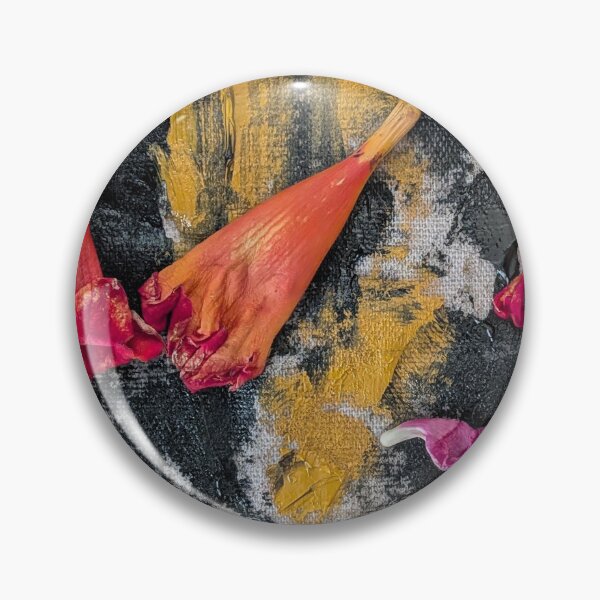 Item preview, Real Flower Petals and Oil Paint Collage by Artist Kbrooksnartorg  designed and sold by artorigins2.