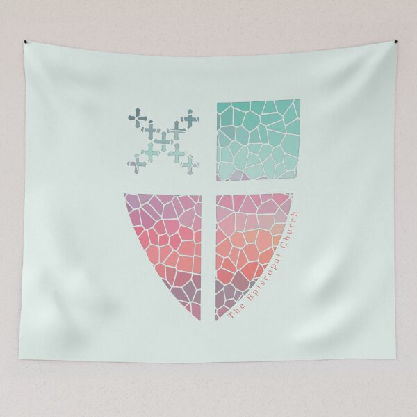 Item preview, Episcopal Church Shield - Pastels designed and sold by Canterbury Episcopal Campus Ministry at Texas Tech University .
