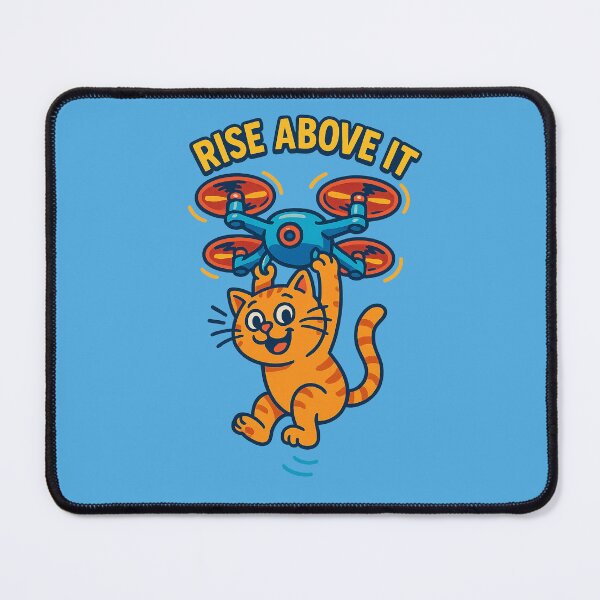 Item preview, Rise Above It – The Flying Cat Manifesto designed and sold by Girih.