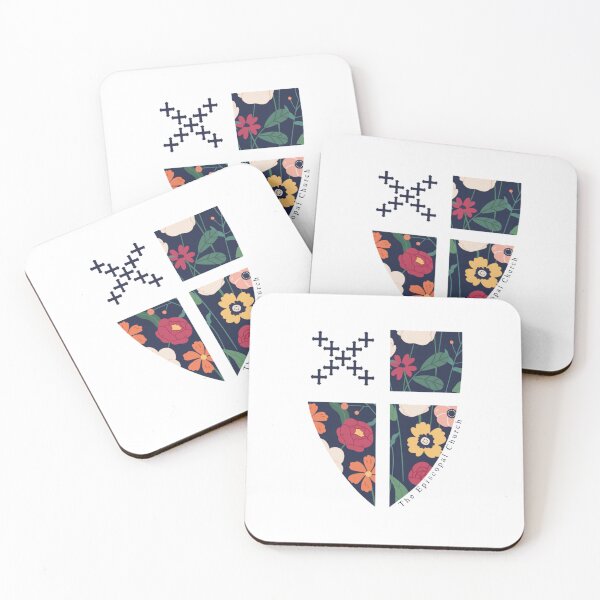 Item preview, Episcopal Church Shield - Flowers designed and sold by Canterbury Episcopal Campus Ministry at Texas Tech University .